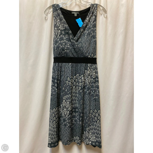 Dress Casual Midi By Apt 9 In Grey, Size: Xl