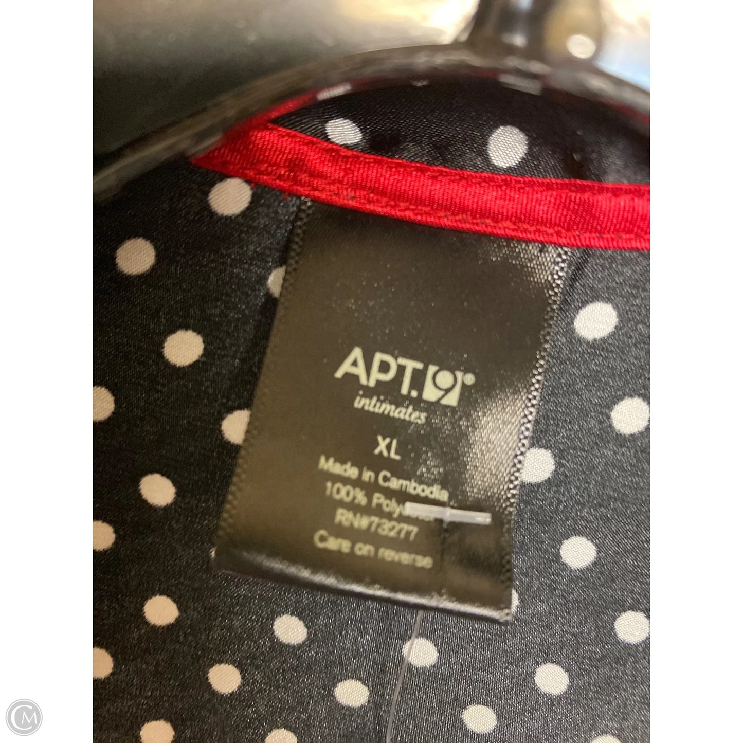Pajamas 2pc By Apt 9 In Black & White, Size: Xl