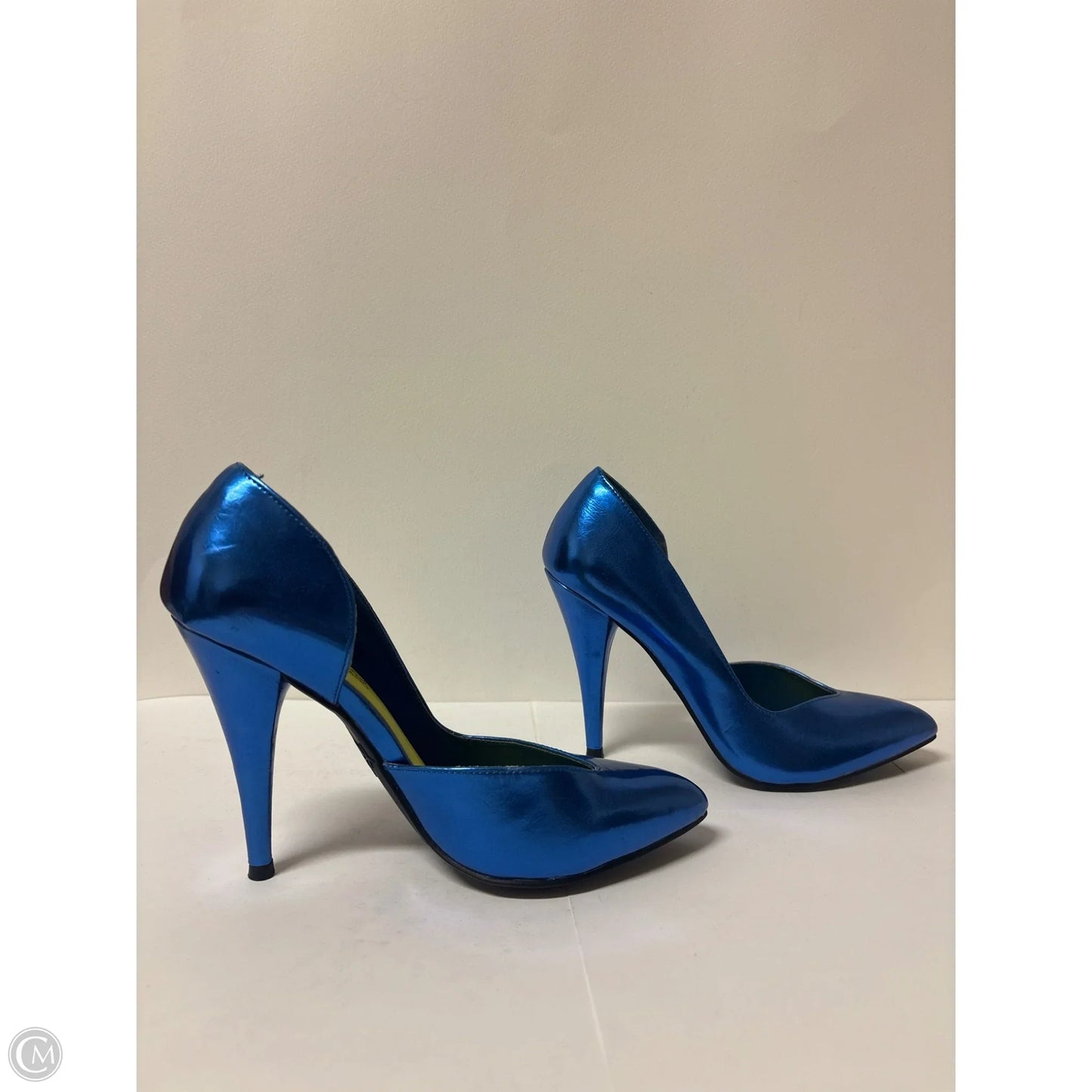 Shoes Designer By Vera Wang In Blue, Size: 7