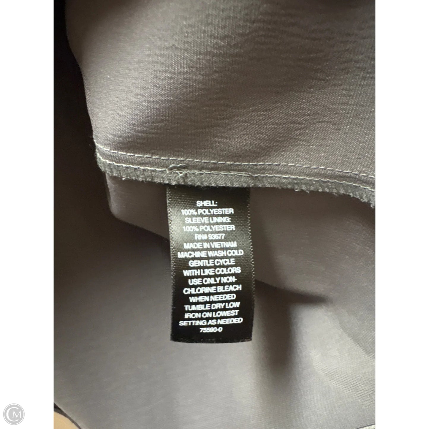 Top Short Sleeve By Worthington In Grey, Size: Xl