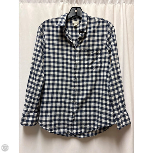 Top Long Sleeve By J. Crew In Blue, Size: Xs