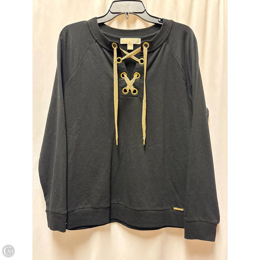 Sweatshirt Crewneck By Michael By Michael Kors In Black, Size: L