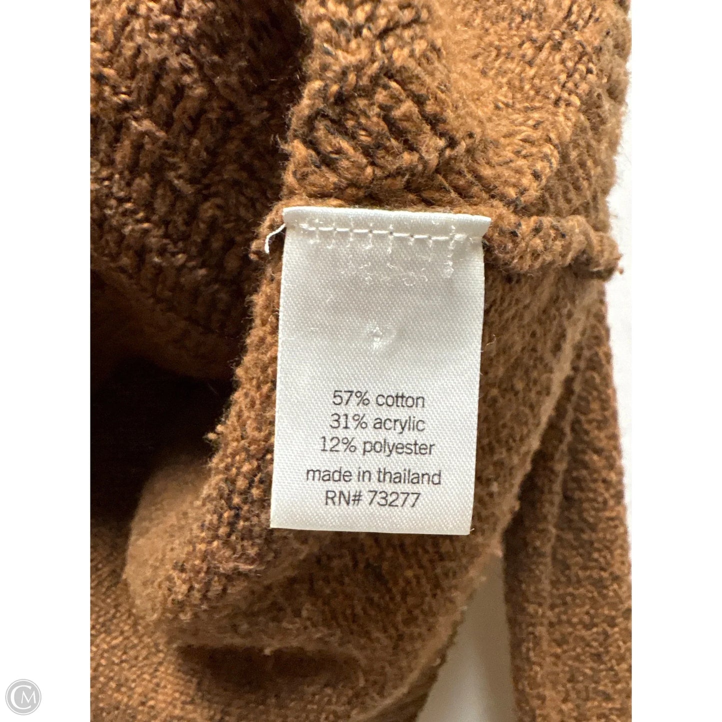 Sweater By Sonoma In Brown, Size: M