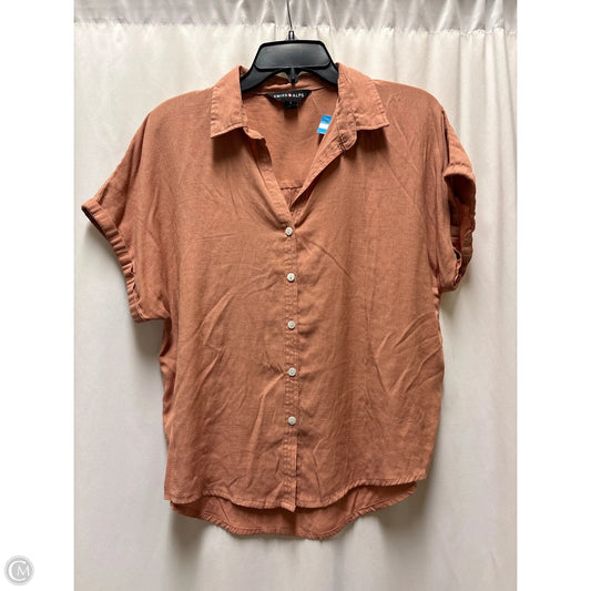 Top Short Sleeve By Clothes Mentor In Mauve, Size: L