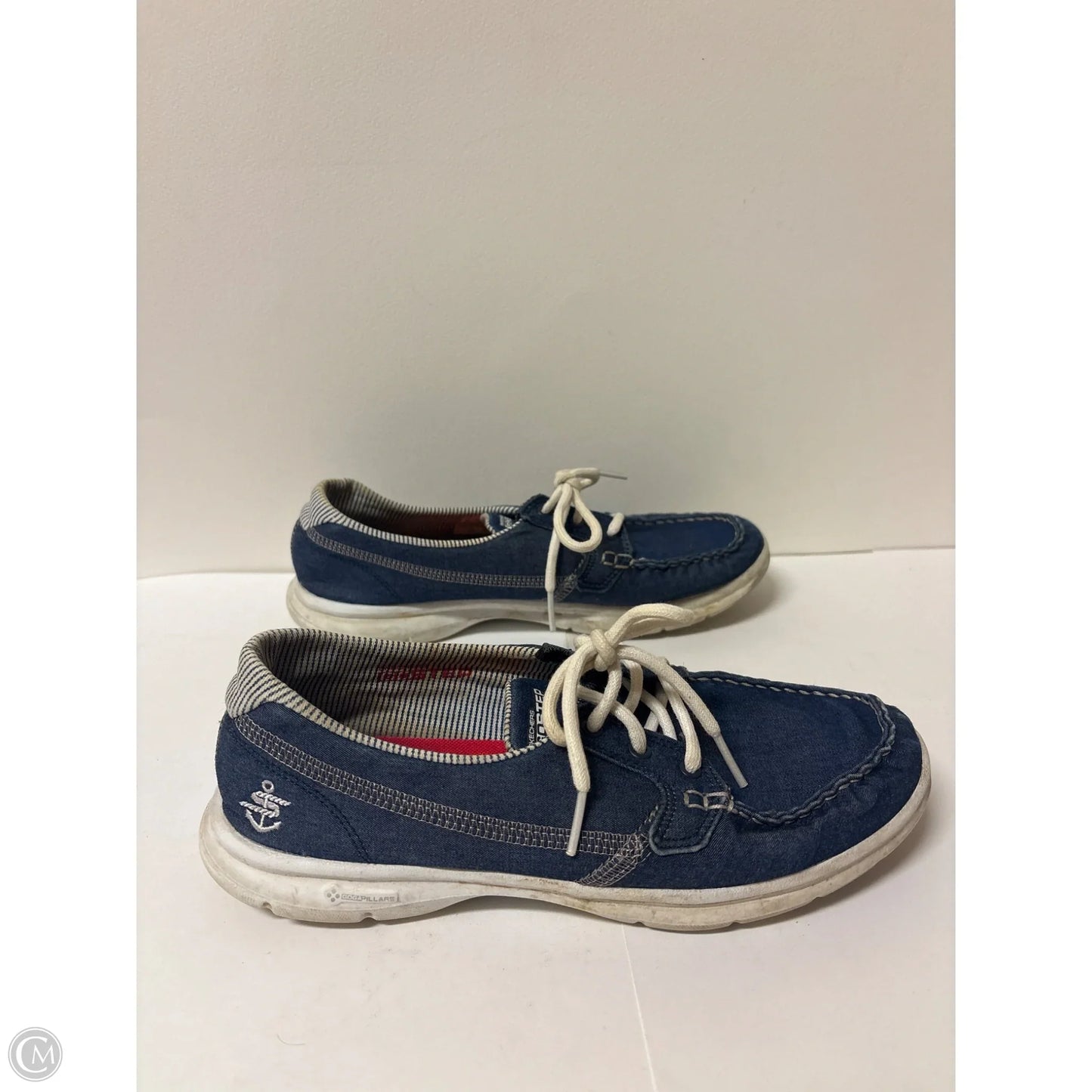 Shoes Sneakers By Skechers In Blue, Size: 8