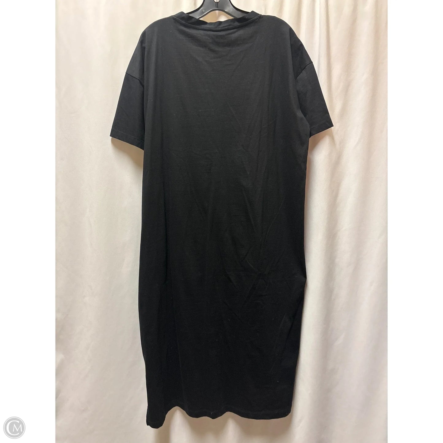 Dress Casual Maxi By H&m In Black, Size: L