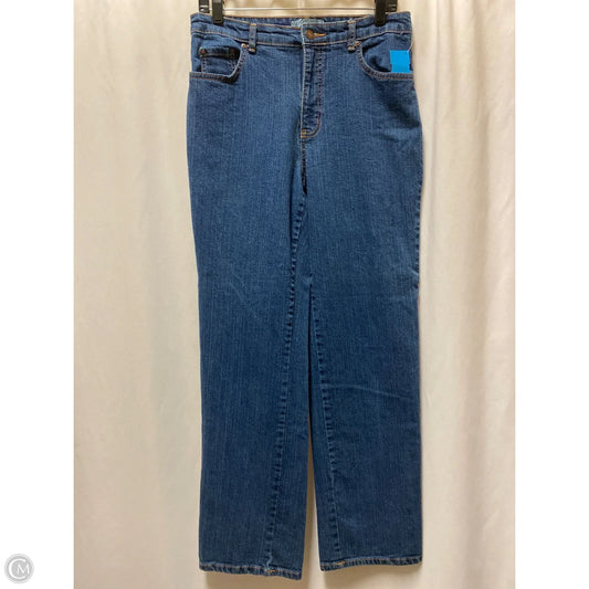 Jeans Straight By Kim Rogers In Blue Denim, Size: 8