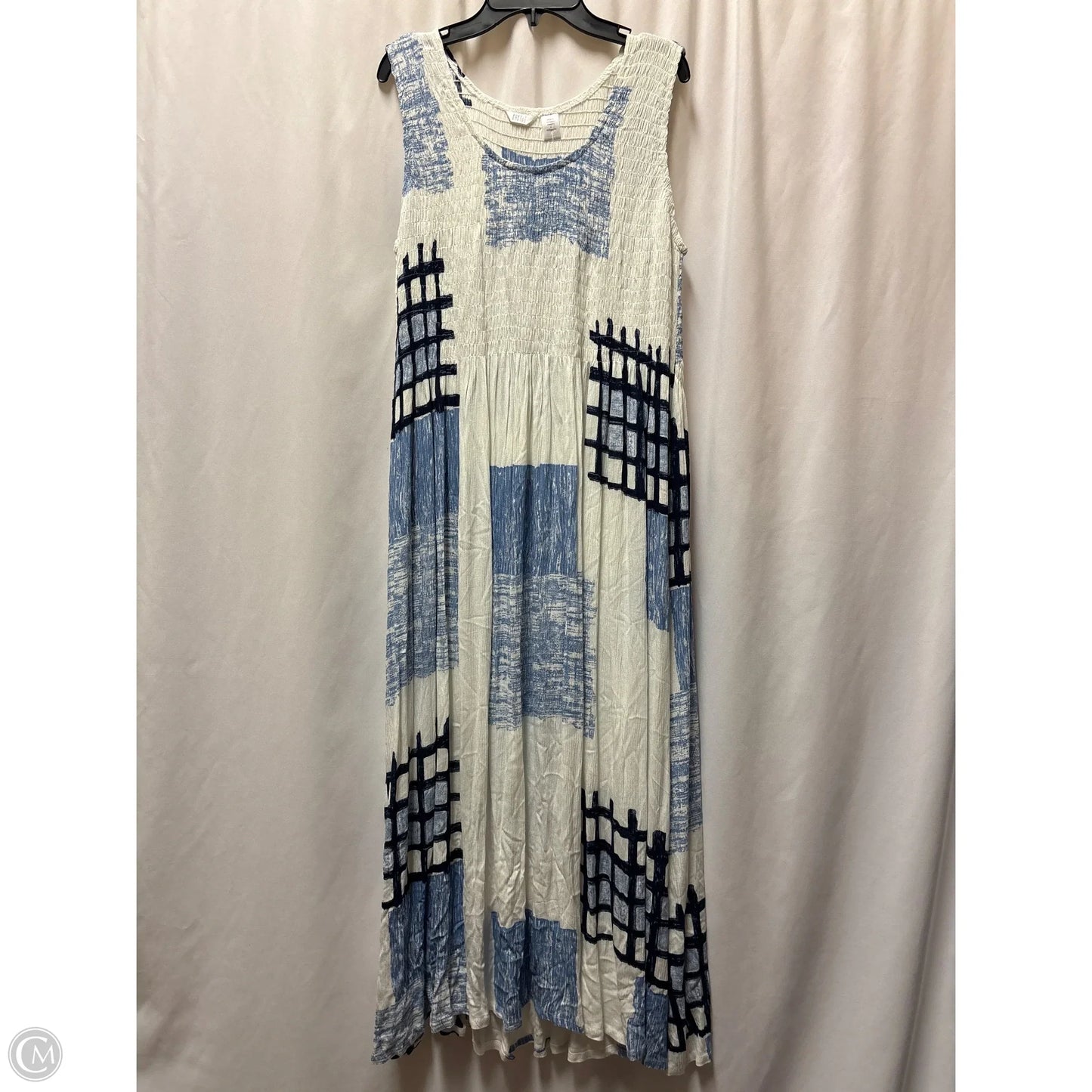 Dress Casual Maxi By Kaktus In White, Size: Xl