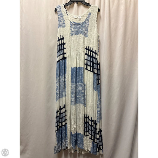 Dress Casual Maxi By Kaktus In White, Size: Xl
