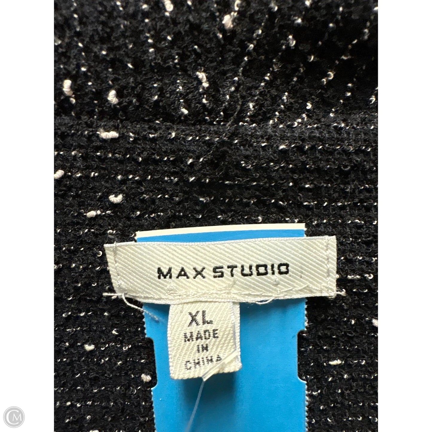 Jacket Shirt By Max Studio In Navy, Size: Xl