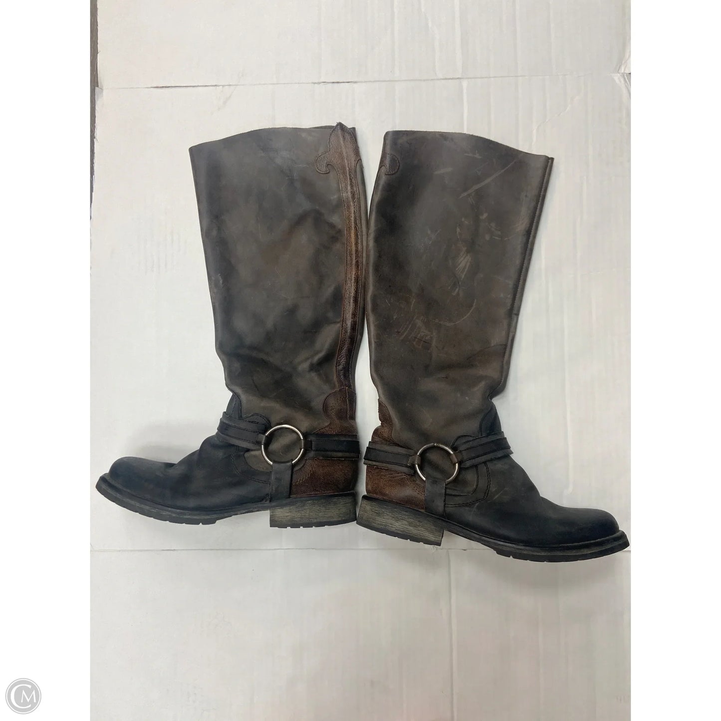 Boots Knee Flats By Steve Madden In Black, Size: 11