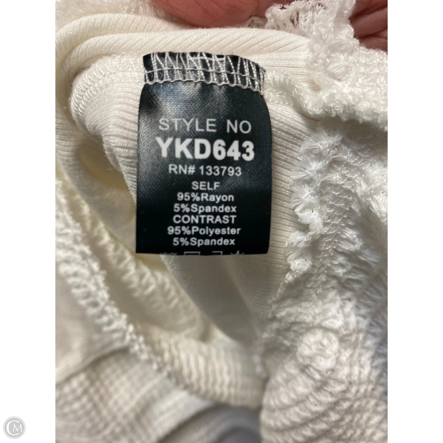 Tunic SS By Pol In White, Size: L