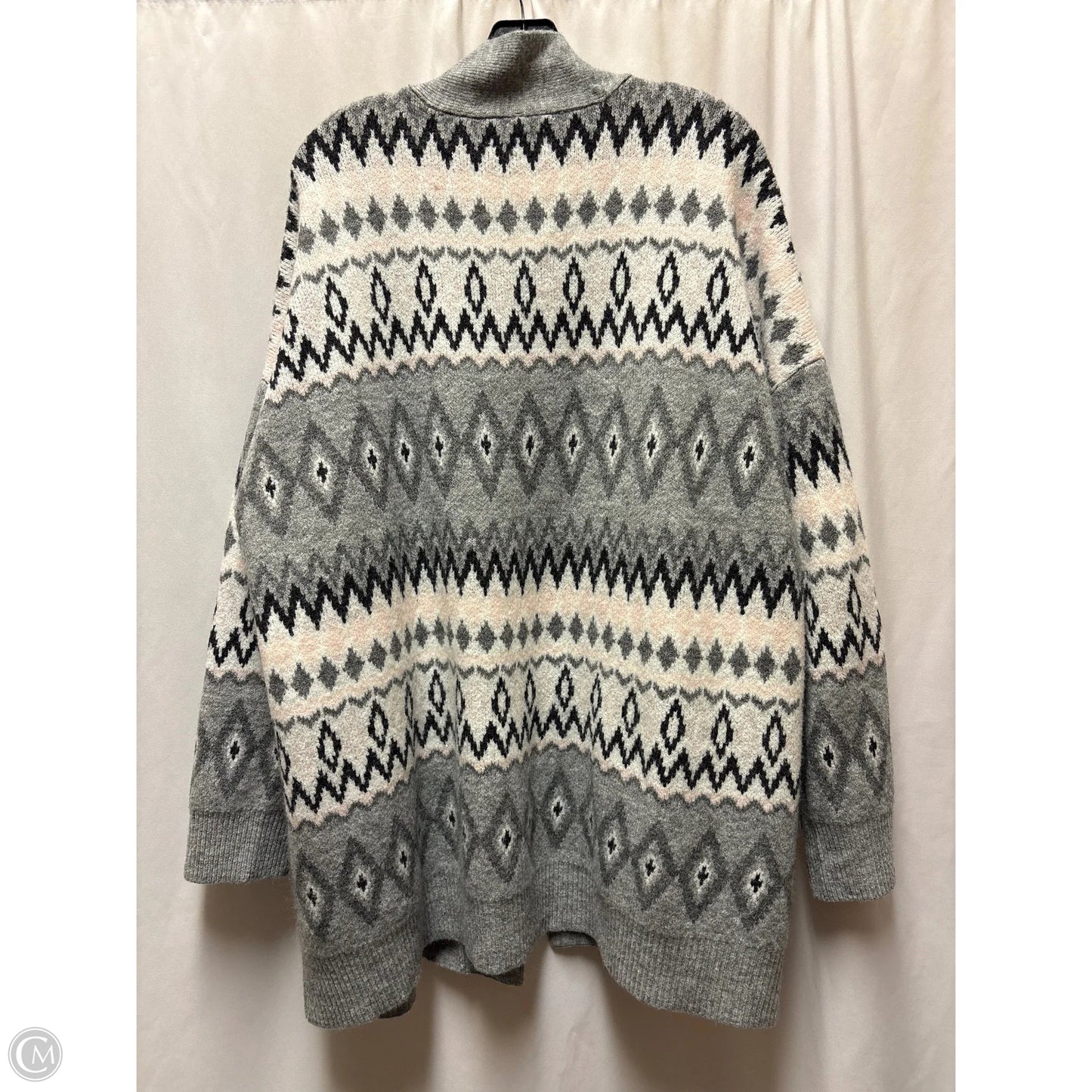 Cardigan By Croft And Barrow In Grey, Size: 4x