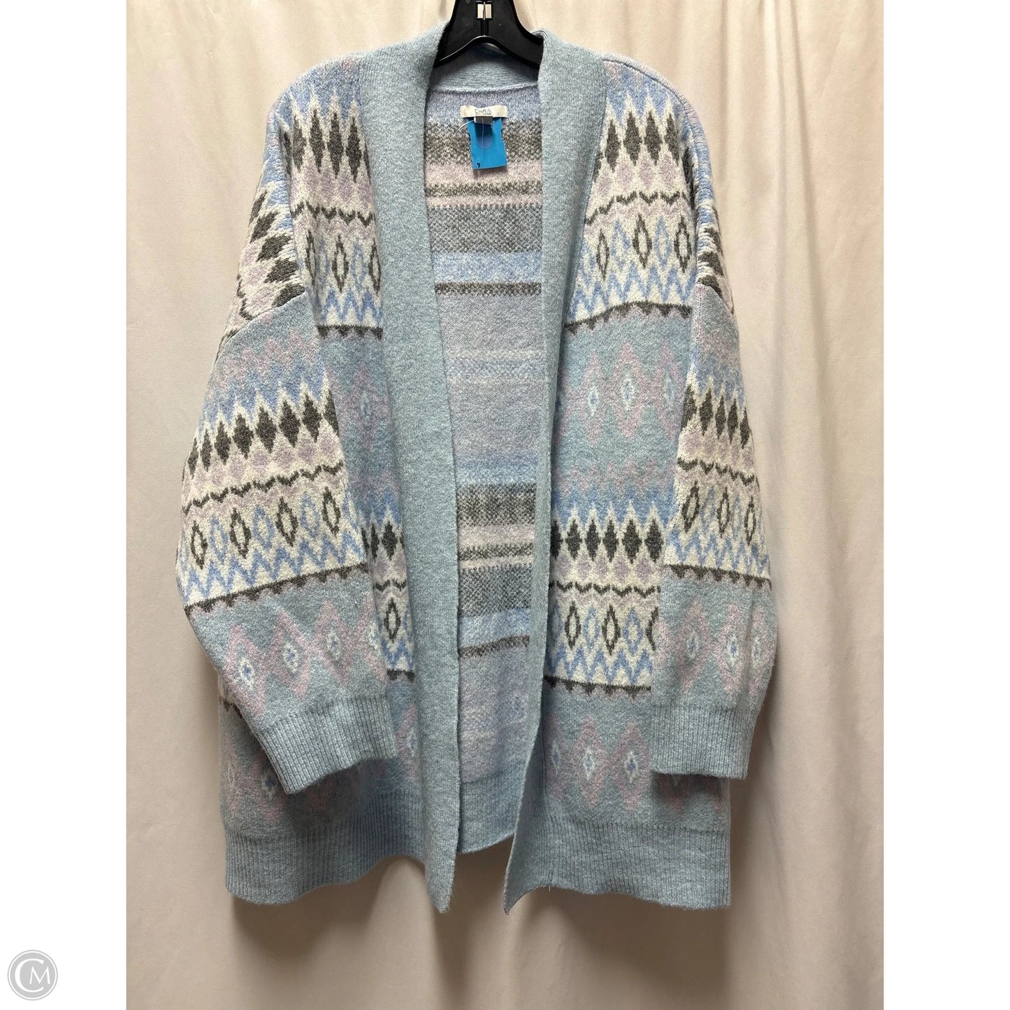 Cardigan By Croft And Barrow In Blue, Size: 4x