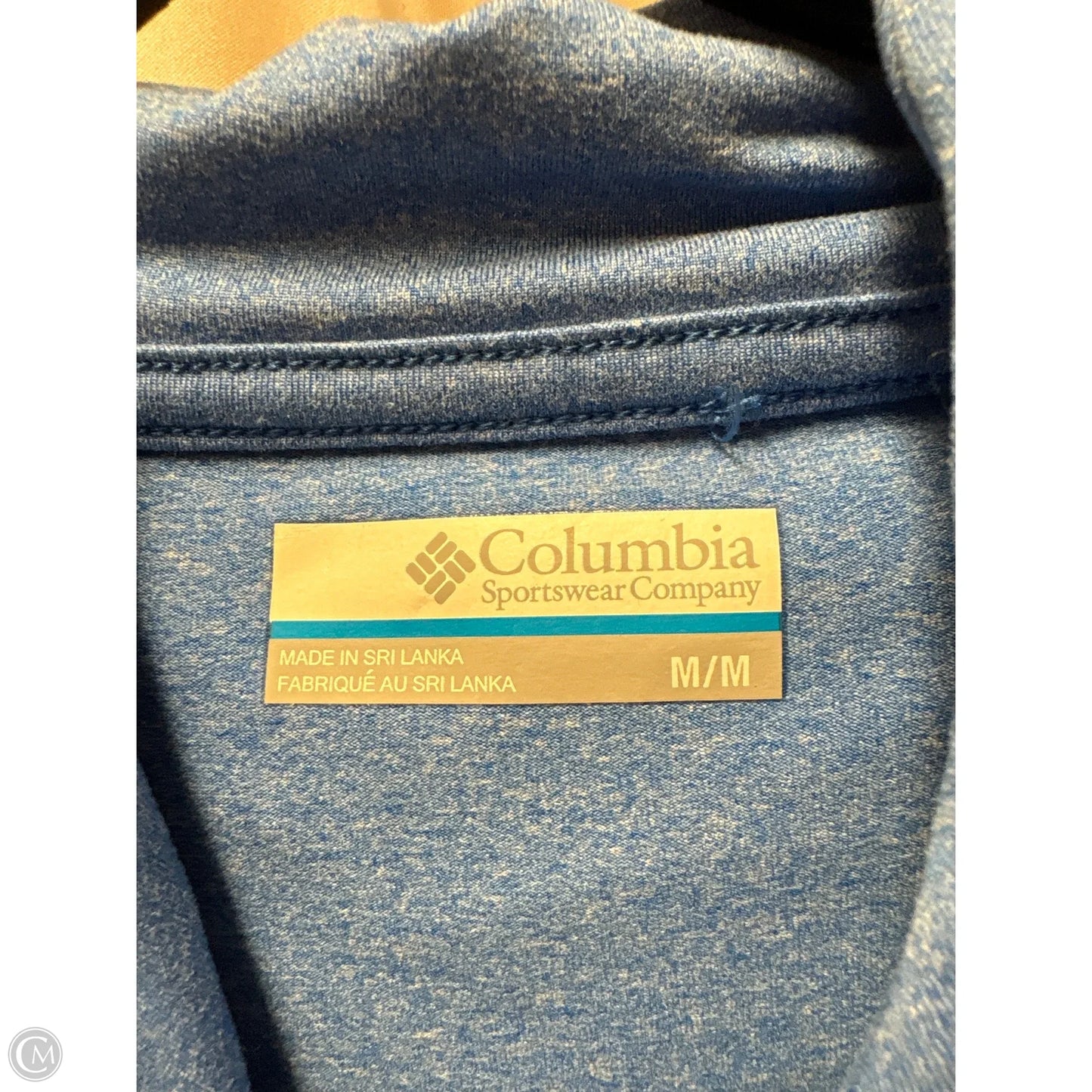 Athletic Top Long Sleeve Hoodie By Columbia In Blue, Size: M