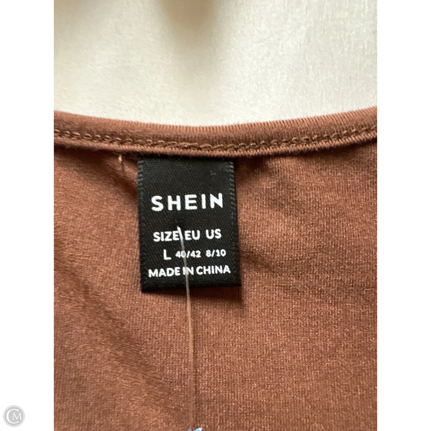 Dress Casual Maxi By Shein In Brown, Size: L
