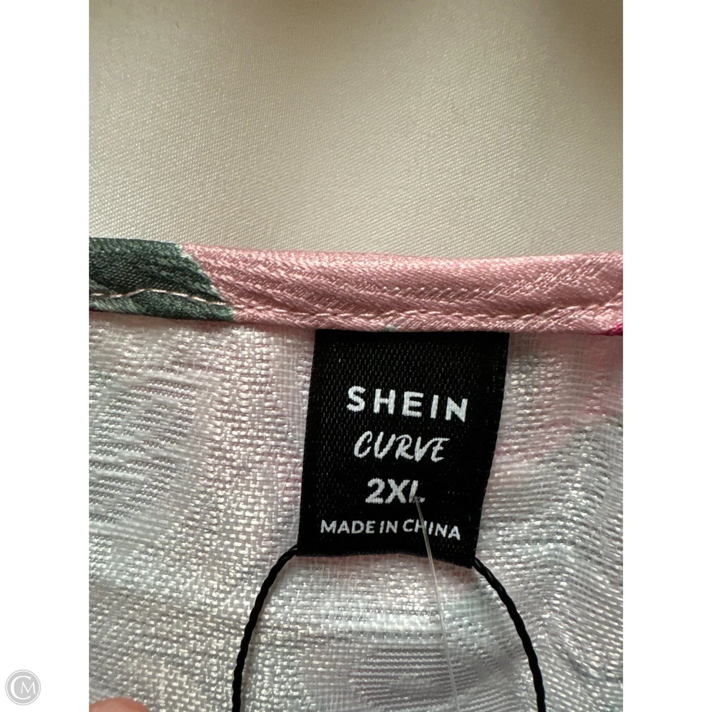 Dress Casual Midi By Shein In Pink, Size: 2x