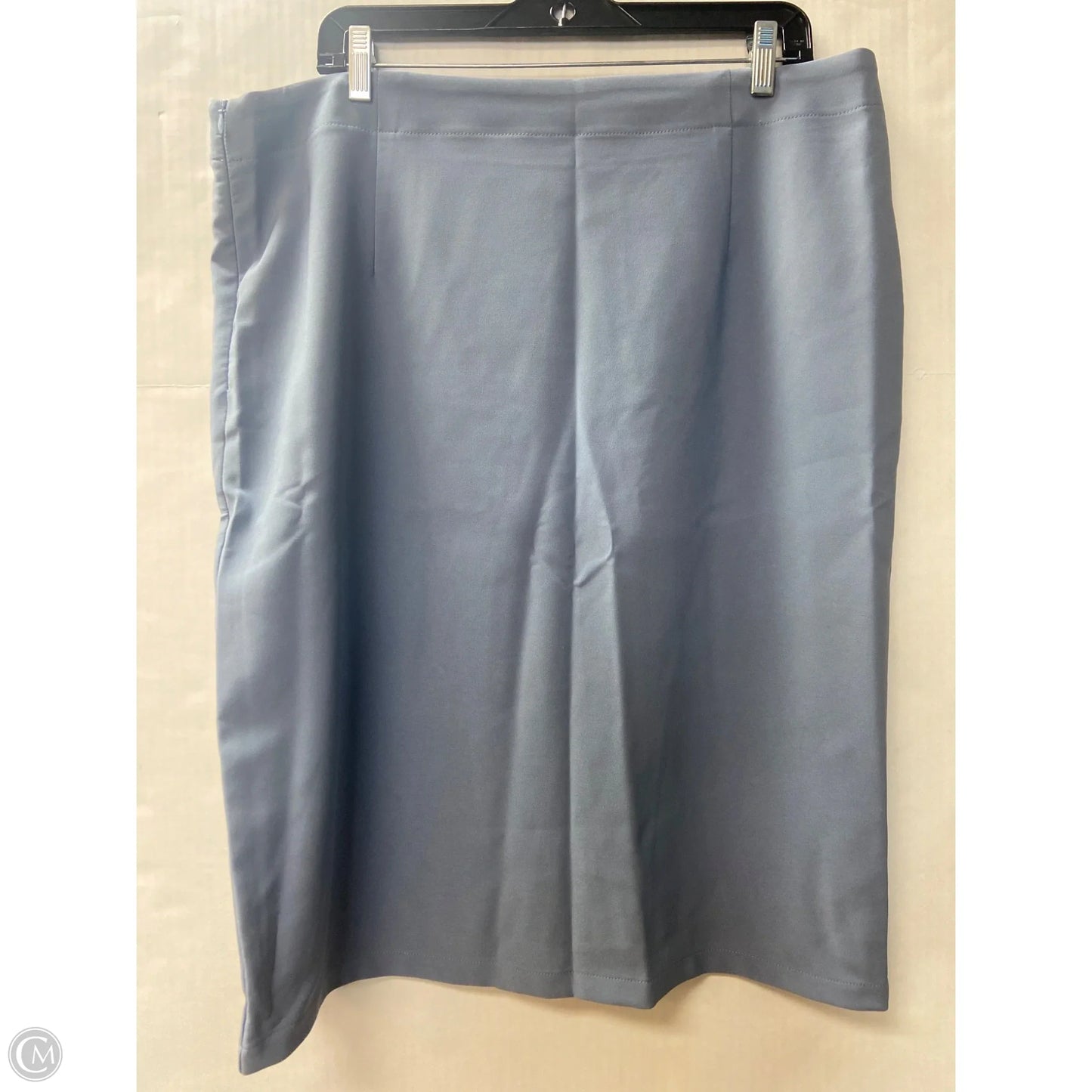 Skirt Suit 2pc By Allegra K In Blue, Size: Xxl