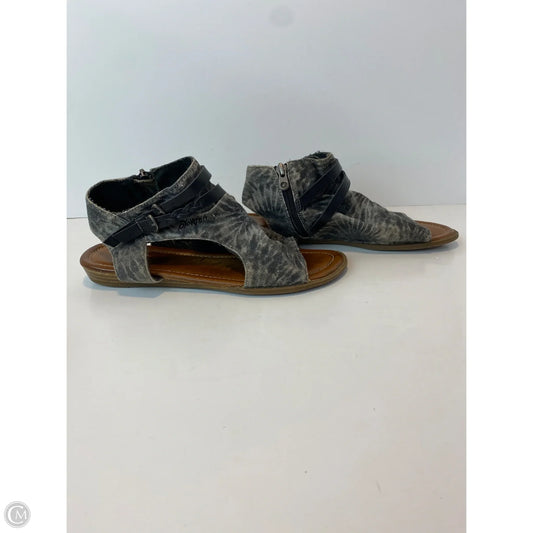 Sandals Flats By Blowfish In Grey, Size: 8.5