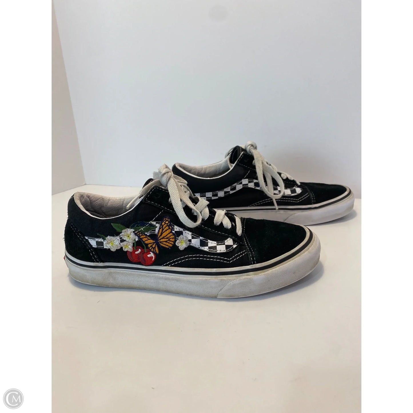 Shoes Sneakers By Vans In Black, Size: 8
