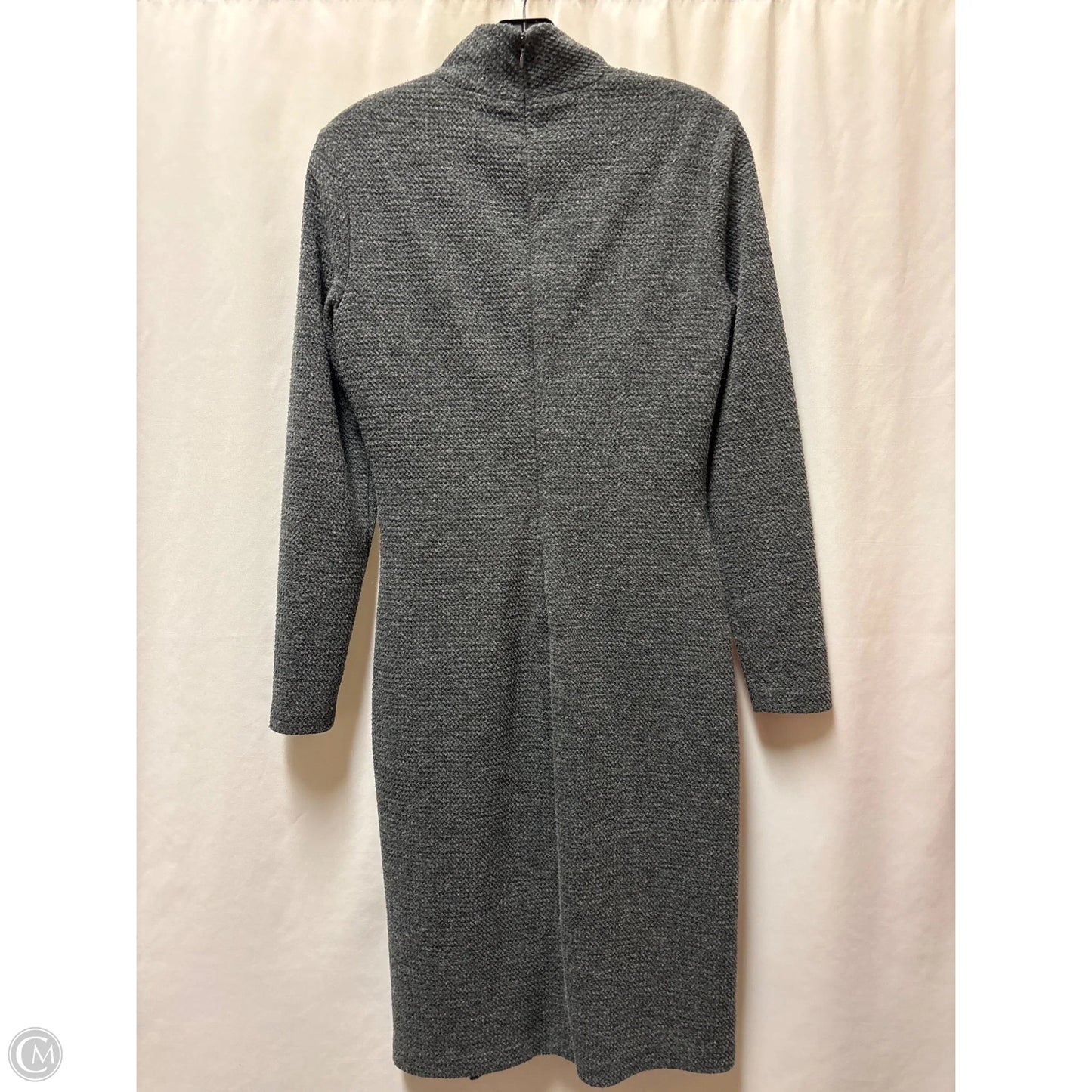 Dress Casual Midi By Ralph Lauren In Grey, Size: S