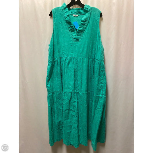 Dress Casual Maxi By Crown And Ivy In Green, Size: Xl
