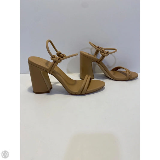 Shoes Heels Block By Steve Madden In Tan, Size: 7.5