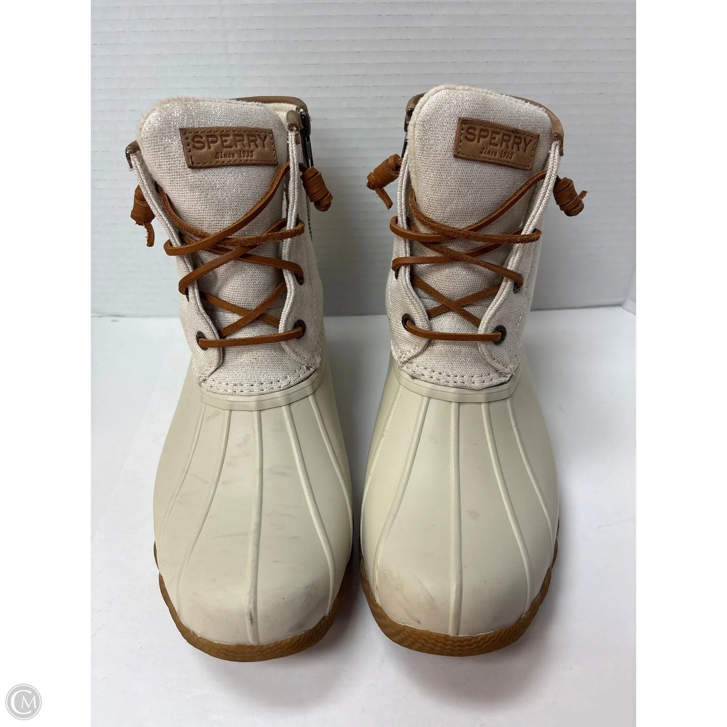 Boots Rain By Sperry In Cream, Size: 8.5