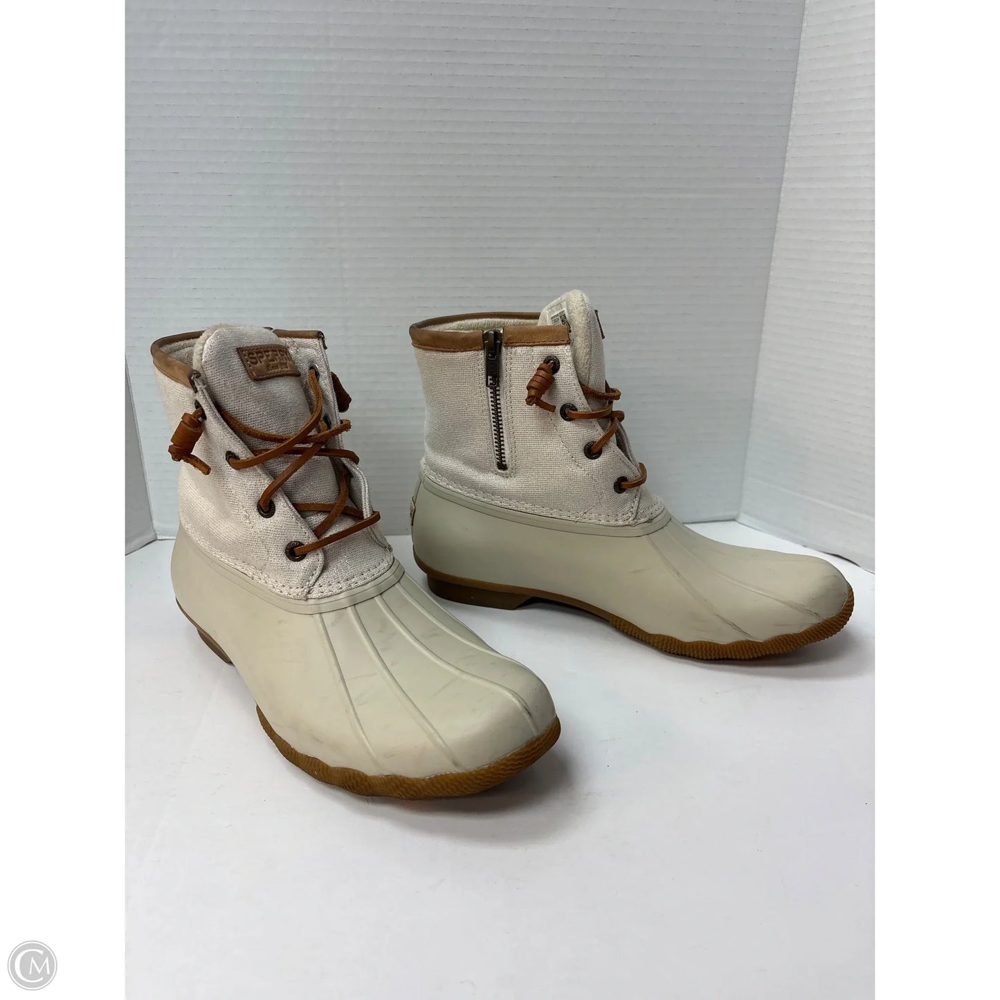 Boots Rain By Sperry In Cream, Size: 8.5