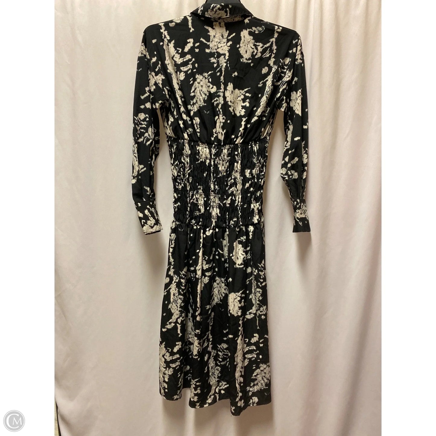 Dress Casual Maxi By Who What Wear In Black & Tan, Size: M