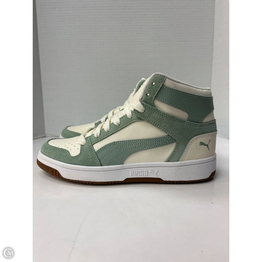 Shoes Athletic By Puma In Green, Size: 8.5