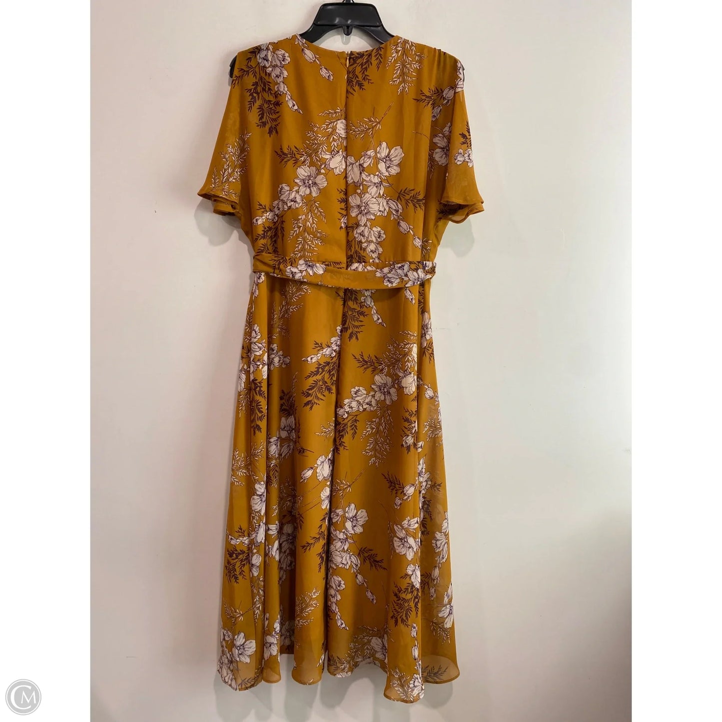 Dress Casual Maxi By Dressbarn In Orange, Size: L