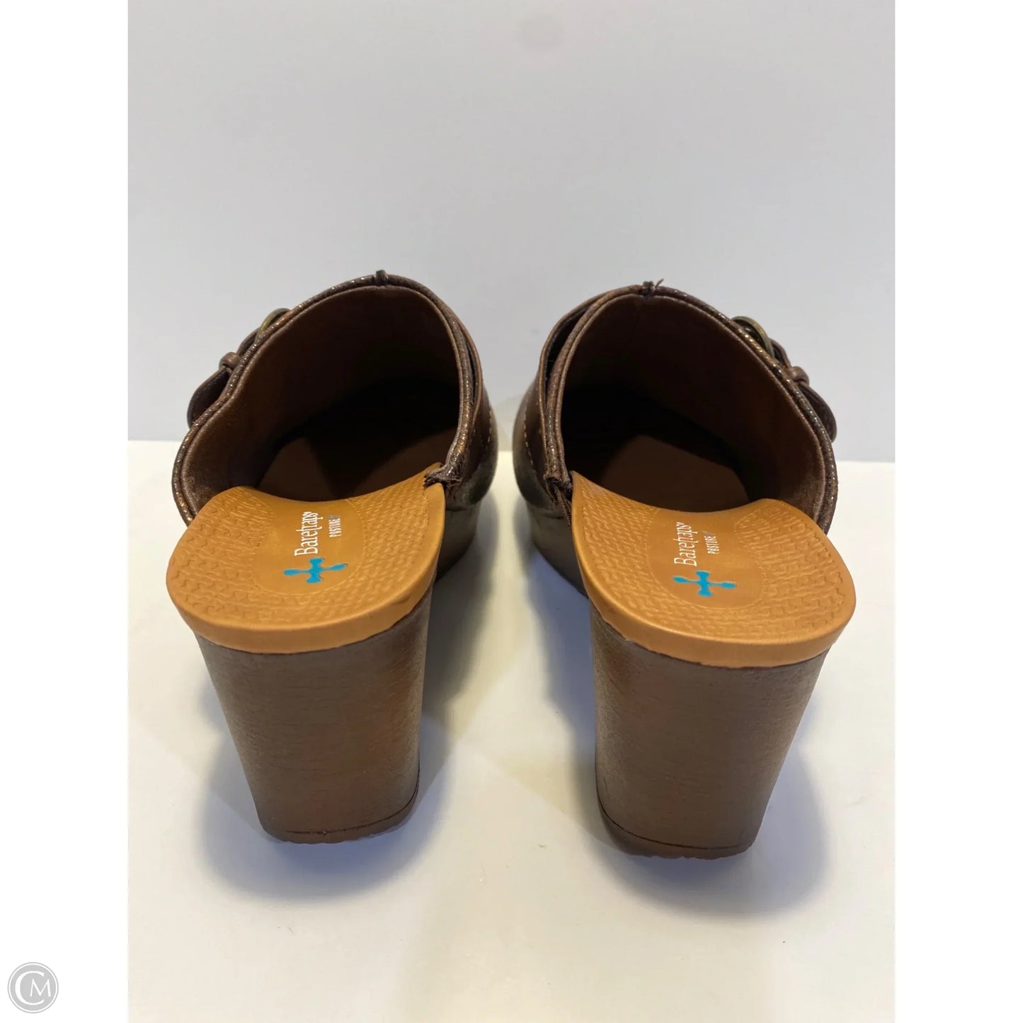 Shoes Heels Block By Bare Traps In Brown, Size: 10