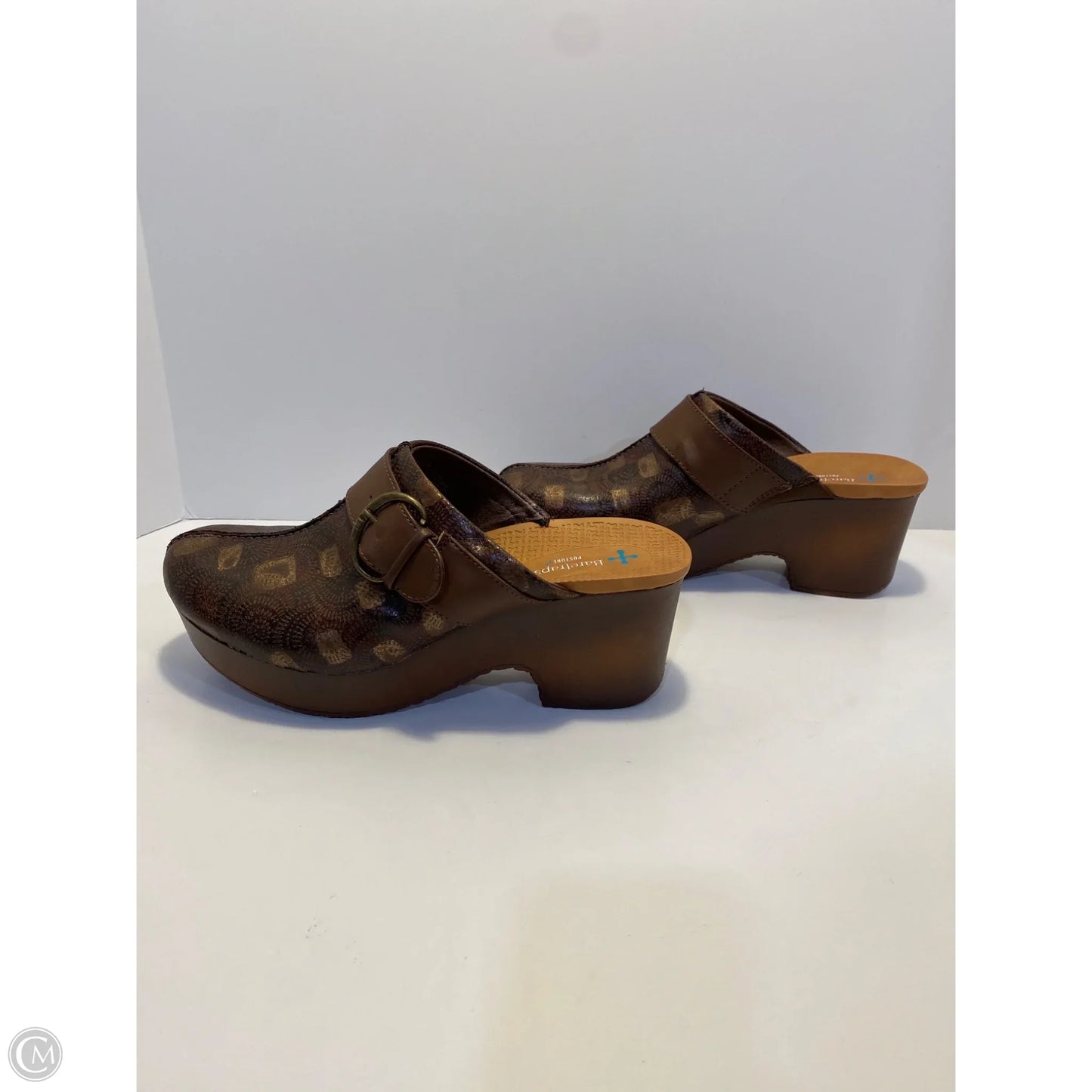 Shoes Heels Block By Bare Traps In Brown, Size: 10