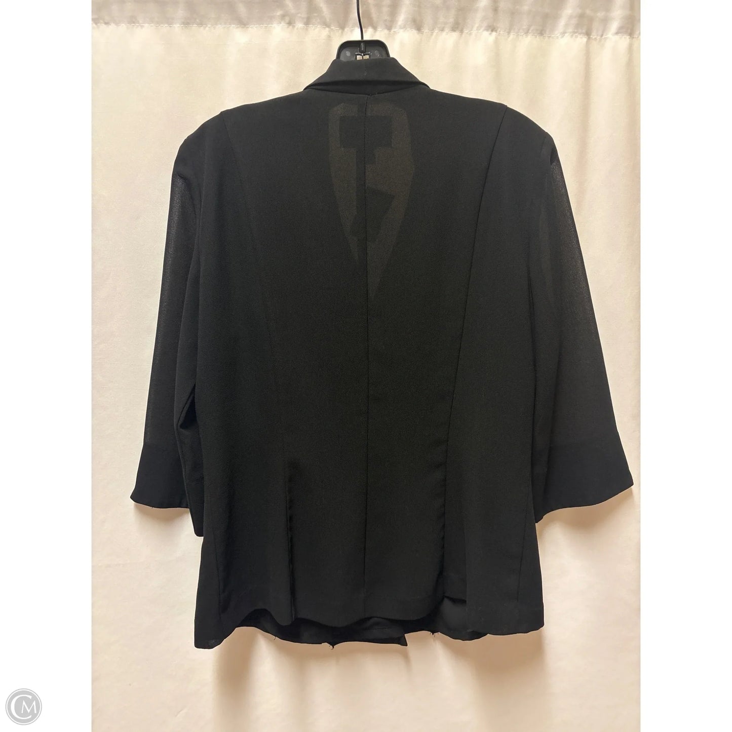 Top Short Sleeve By Dannyandnicole In Black, Size: M