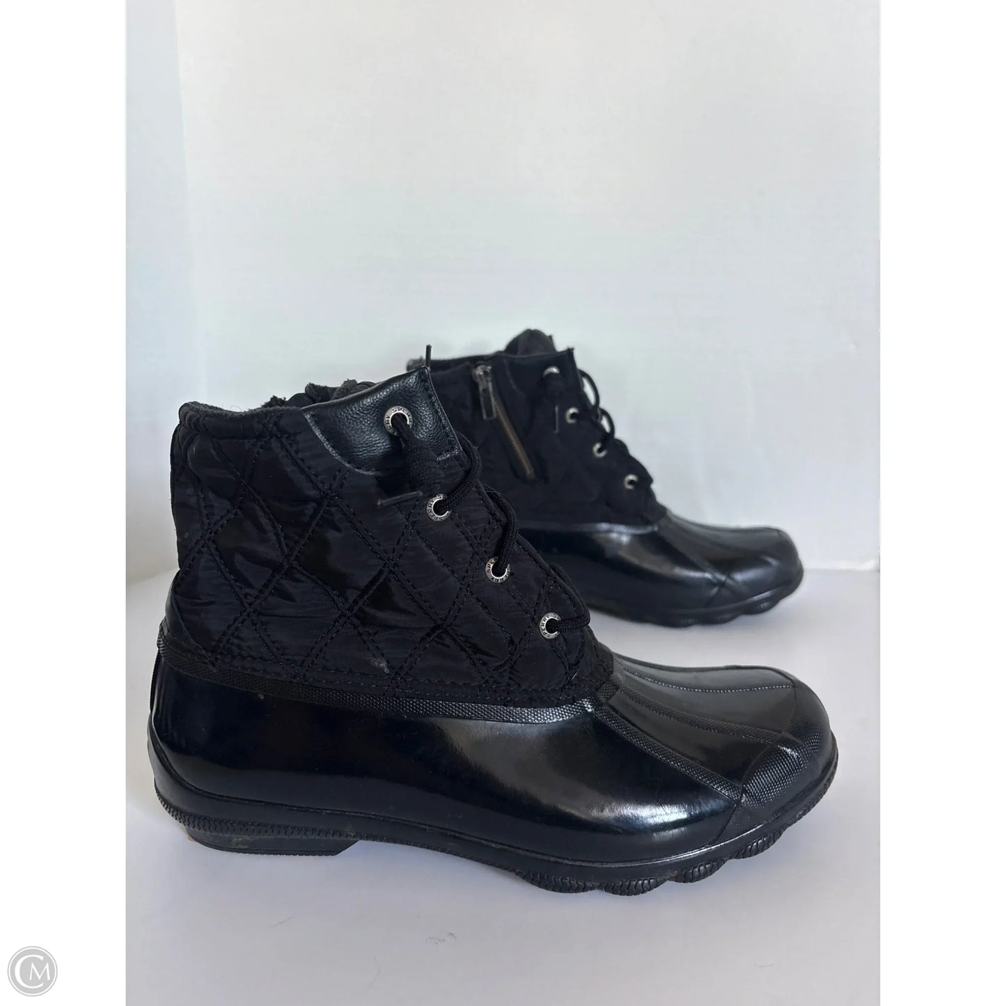 Boots Rain By Sperry In Black, Size: 11