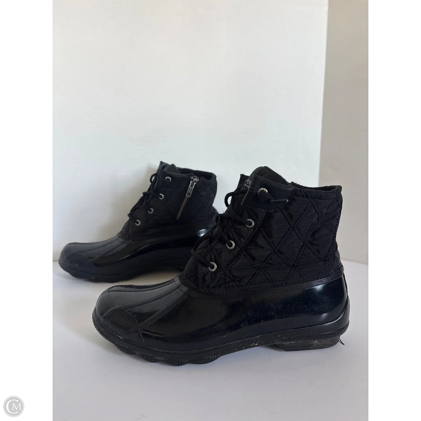 Boots Rain By Sperry In Black, Size: 11