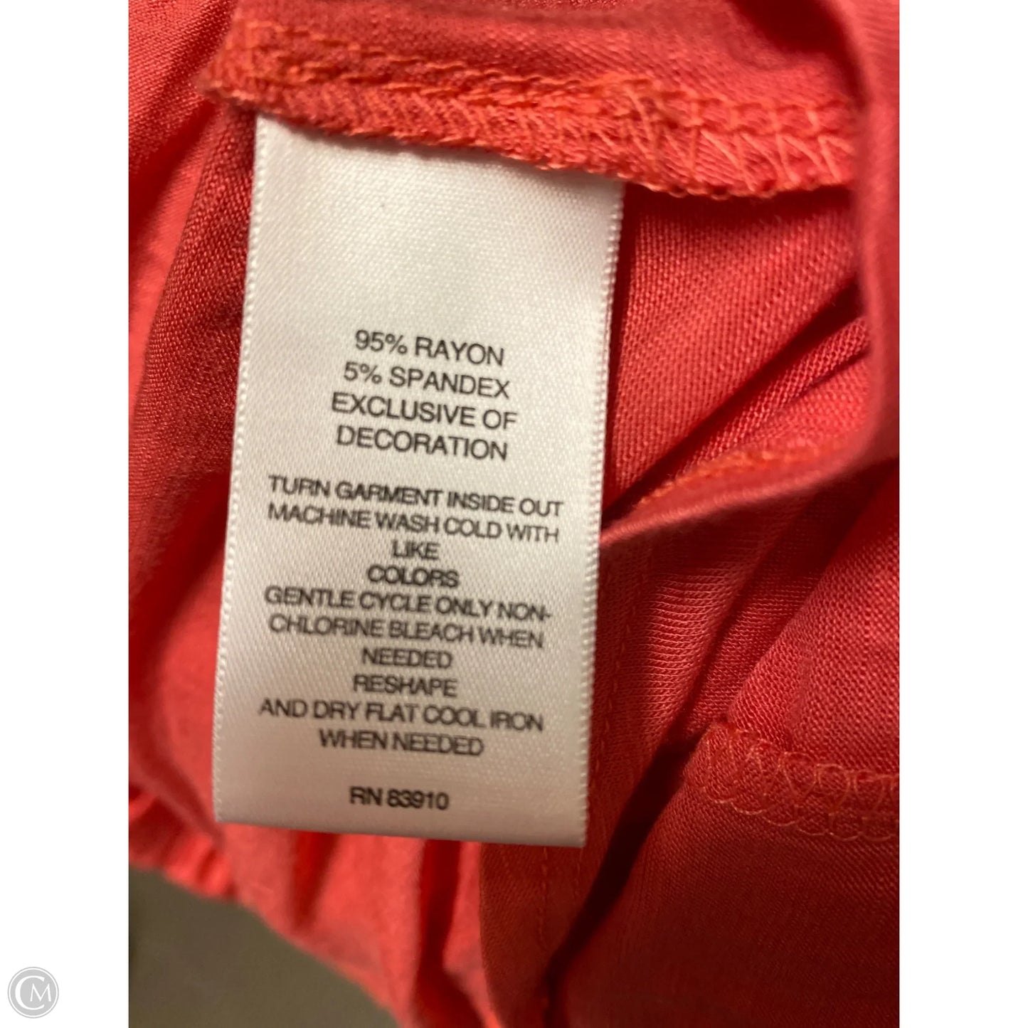 Top Sleeveless By Hannah In Pink, Size: L