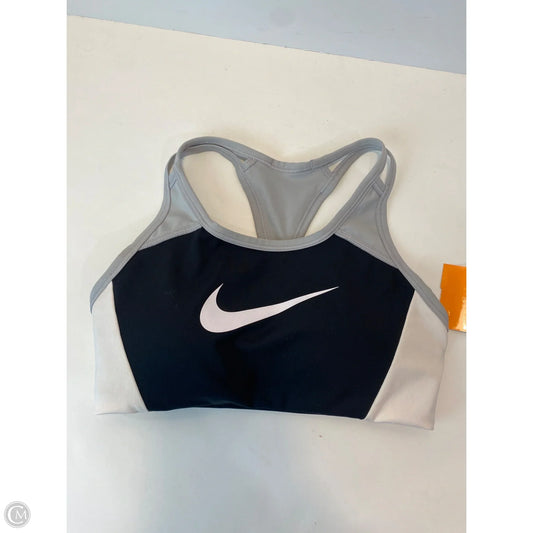 Athletic Bra By Nike In Grey, Size: S