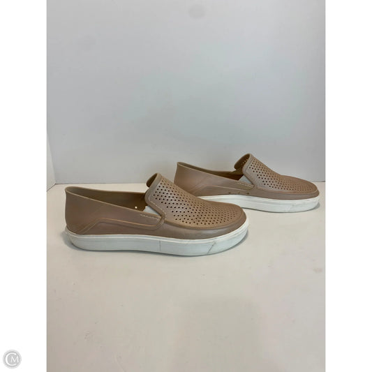 Shoes Flats By Crocs In Pink, Size: 11