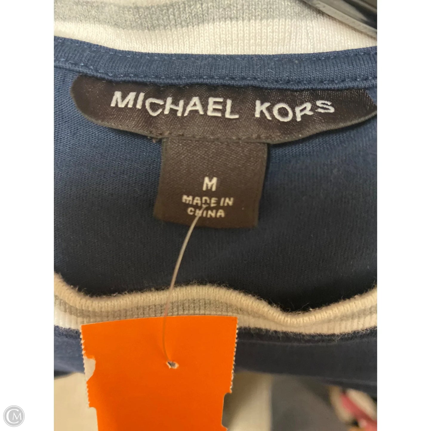 Top Short Sleeve By Michael By Michael Kors In Navy, Size: M