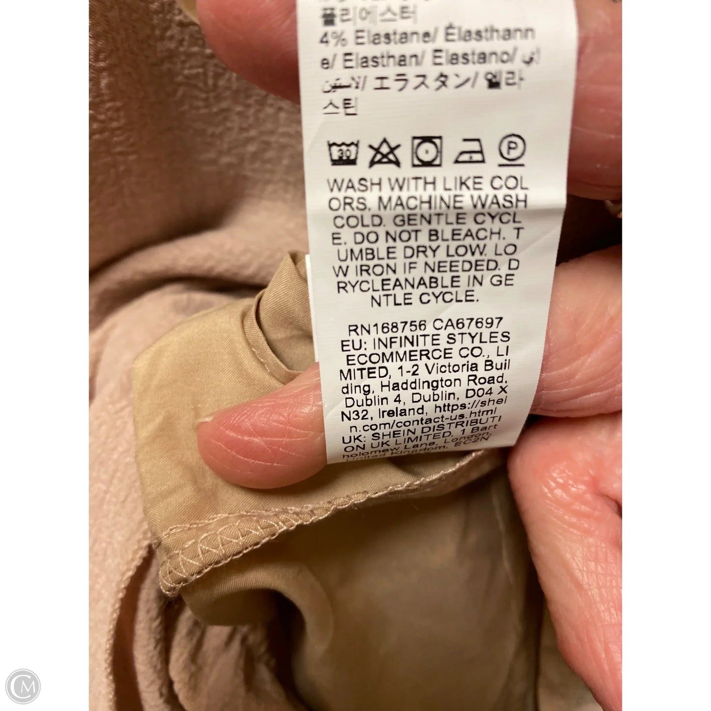 Dress Casual Midi By Shein In Beige, Size: S