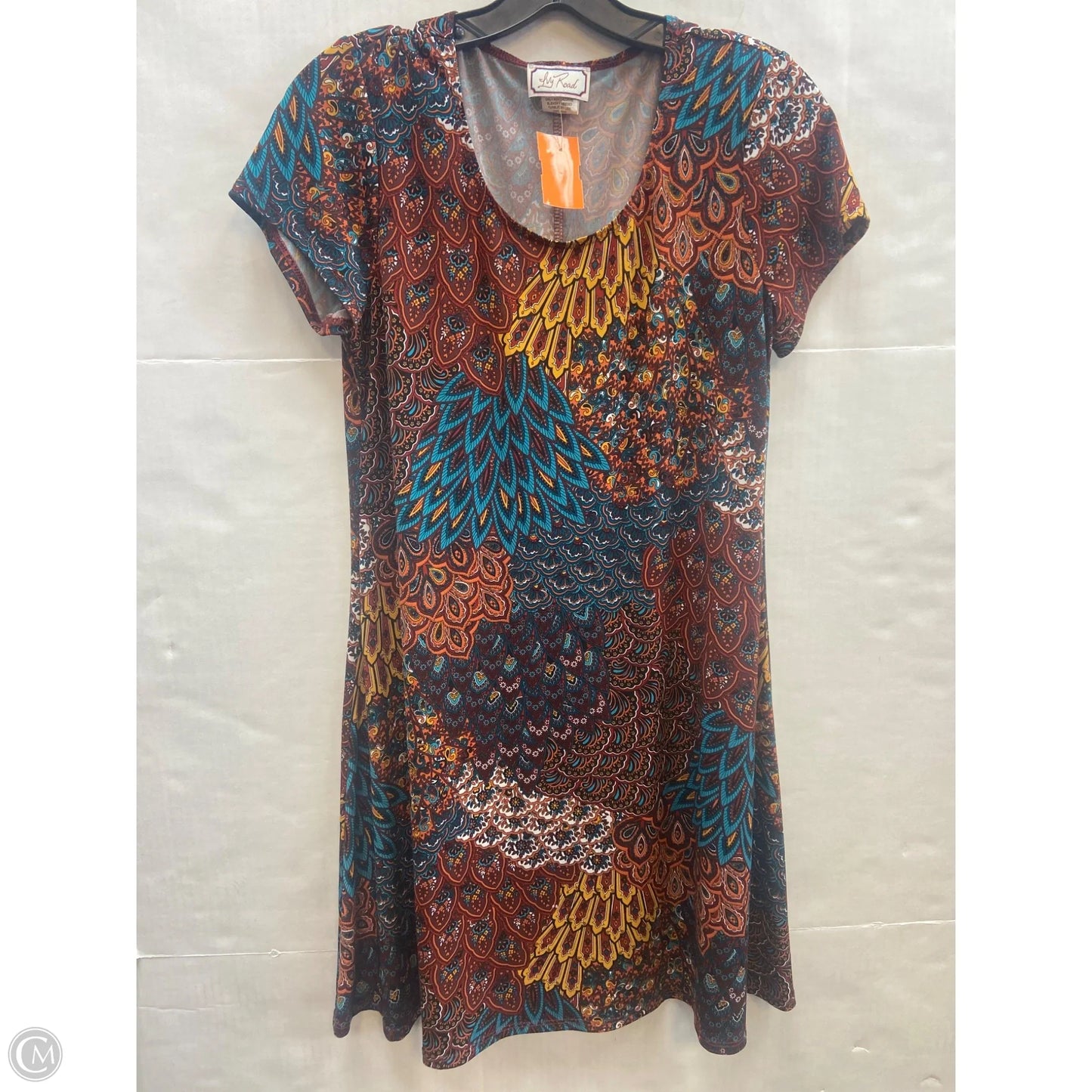 Dress Casual Midi By Clothes Mentor In Copper, Size: M