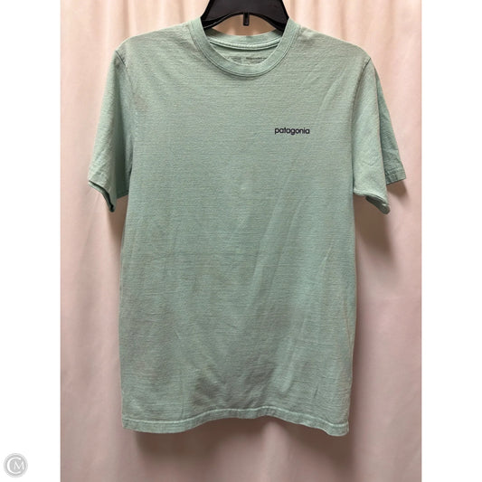 Top Short Sleeve By Patagonia In Green, Size: S