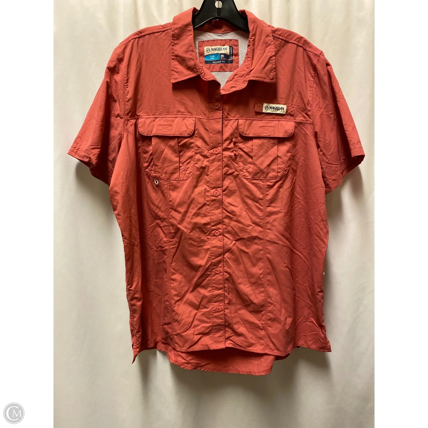 Top Short Sleeve By Magellan In Pink, Size: Xxl