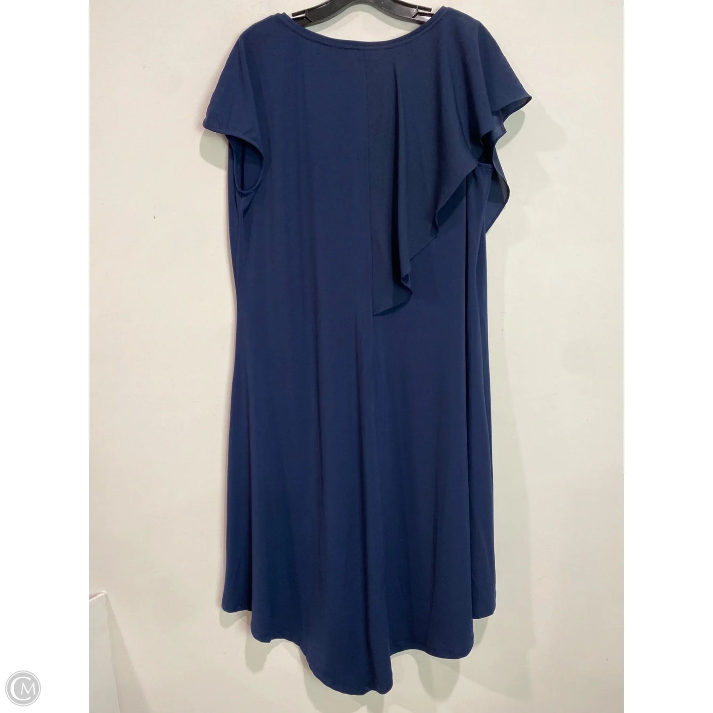 Dress Casual Midi By H For Halston In Navy, Size: M