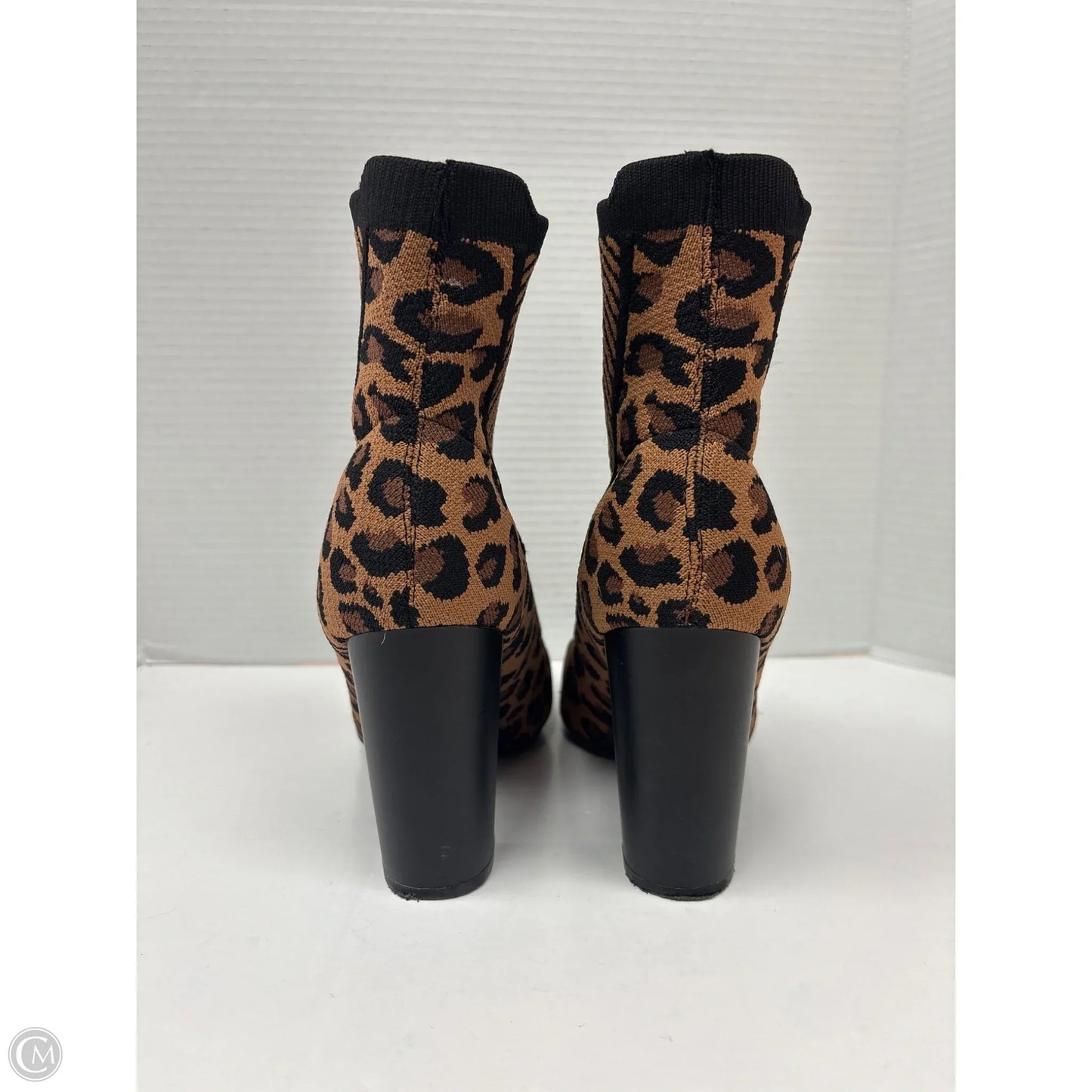 Boots Ankle Heels By Mia In Animal Print, Size: 10