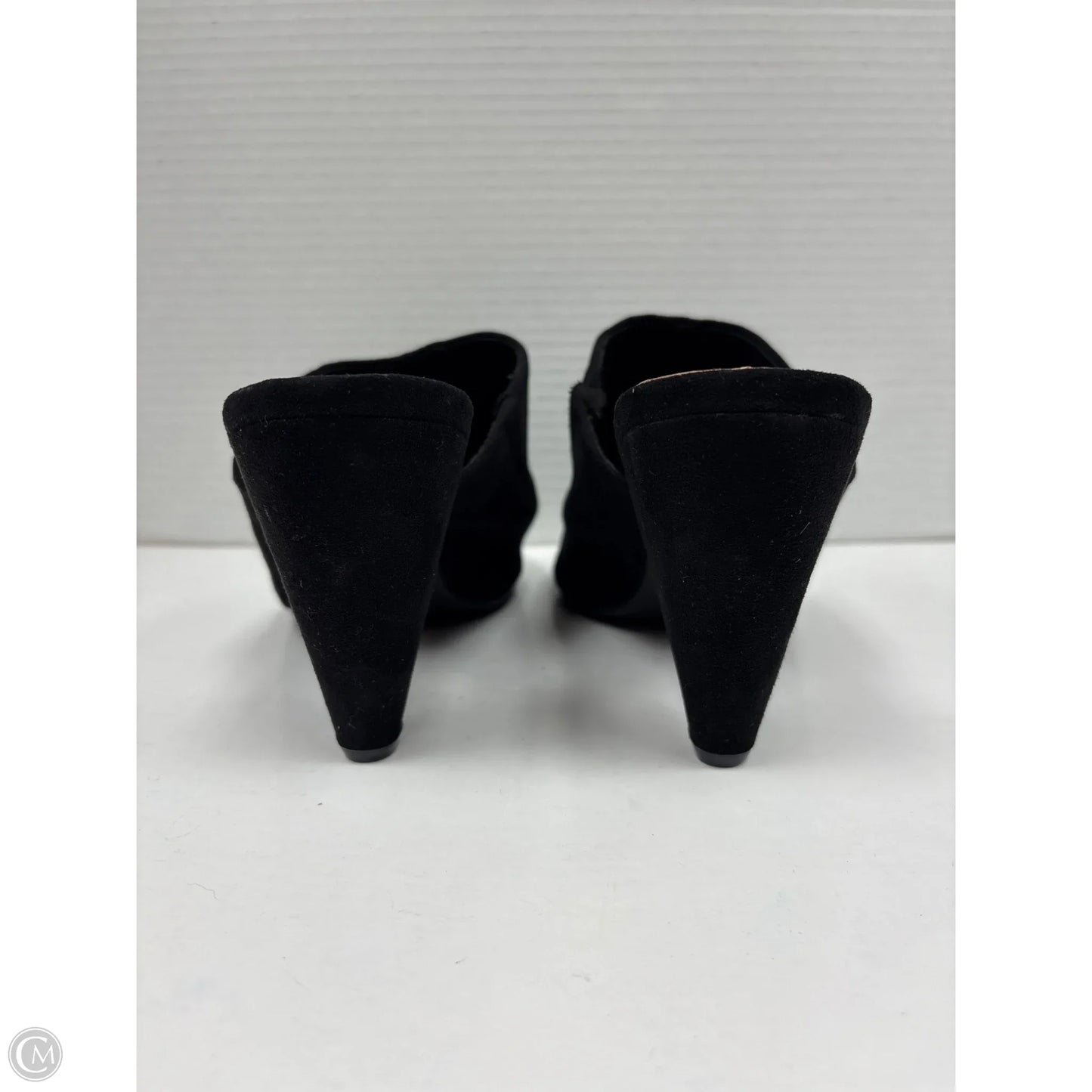 Shoes Heels Wedge By Cato In Black, Size: 10