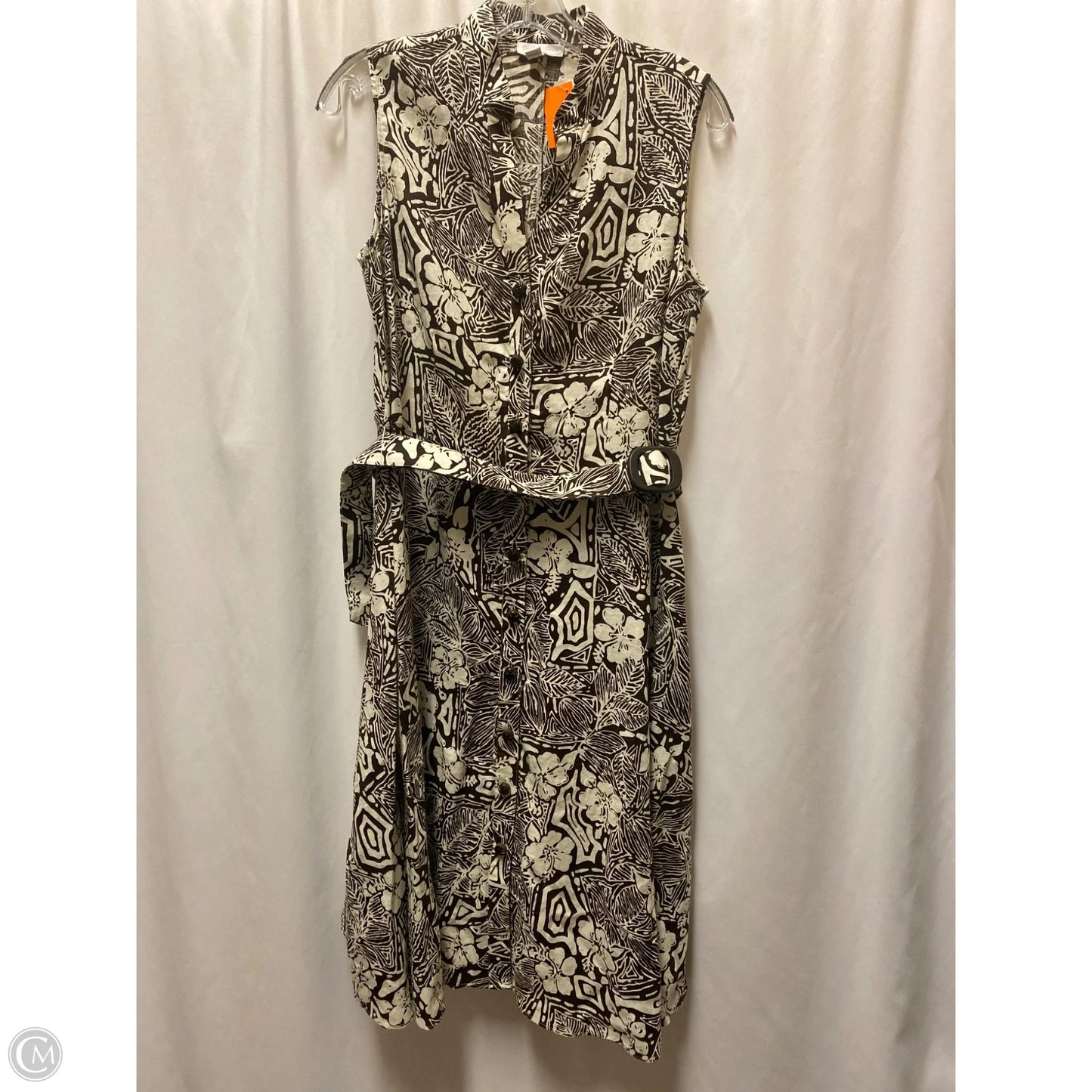 Dress Casual Maxi By Charter Club In Brown, Size: S
