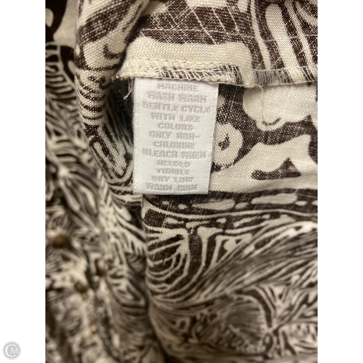 Dress Casual Maxi By Charter Club In Brown, Size: S